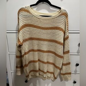 Pink Lily Striped Sweater